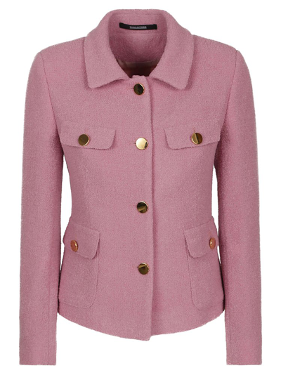 Tagliatore India Buttoned Jacket In Pink