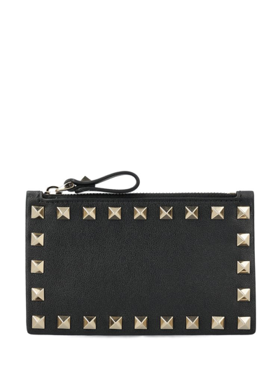 Valentino Garavani Roskstud Zip In Black