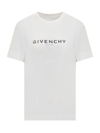 Givenchy Reverse Logo T Shirt In White