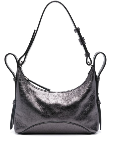 Zanellato Mita Leather Shoulder Bag In Black
