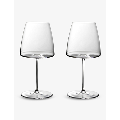 Villeroy & Boch Metro Chic Red-wine Glass Goblet Set Of Two In Transparent