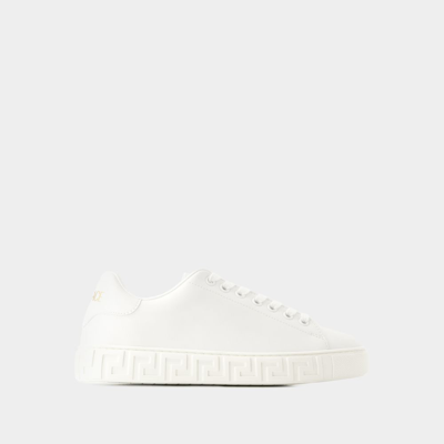 VERSACE LA GRECA SNEAKERS - VERSACE - RESPONSIBLE - WHITE