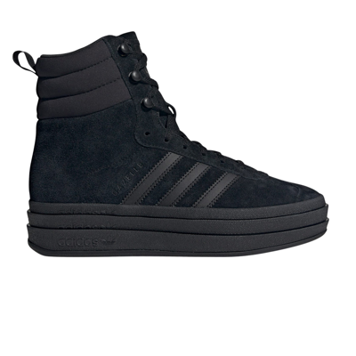 Pre-owned Adidas Originals Wmns Gazelle Boot 'triple Black'