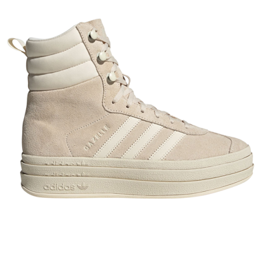 Pre-owned Adidas Originals Wmns Gazelle Boot 'wonder White' In Cream