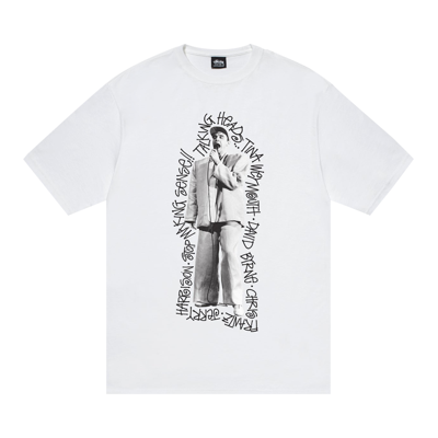 Pre-owned Stussy Talking Heads Stop Making Sense Tee 'white'