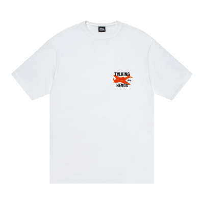 Pre-owned Stussy Talking Heads Remain In Light Tee 'white'