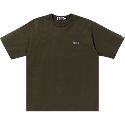 Pre-owned Bape One Point Relaxed Fit Tee 'olive Drab' In Green