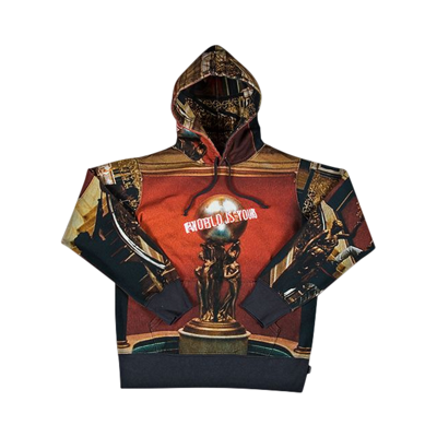 Pre-owned Supreme Scarface The World Is Yours Hooded Sweatshirt 'multi' In Multi-color