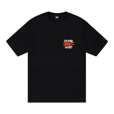 Pre-owned Stussy Talking Heads Remain In Light Tee 'black'