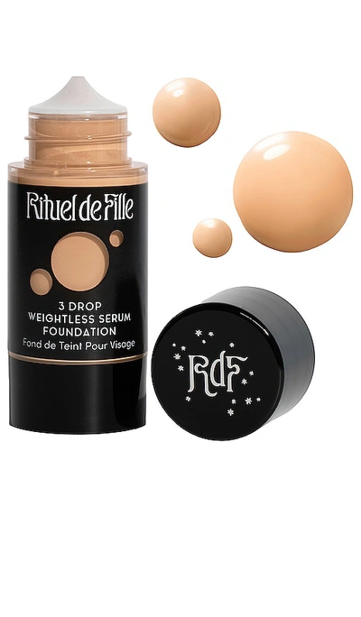 Rituel De Fille 3 Drop Weightless Serum Foundation In Potion #130