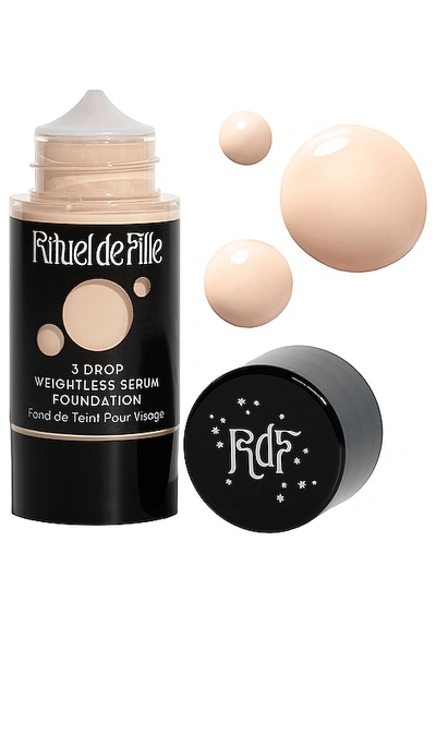 Rituel De Fille 3 Drop Weightless Serum Foundation In Potion #110