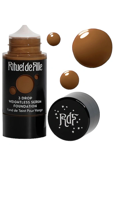 Rituel De Fille 3 Drop Weightless Serum Foundation In Potion #185