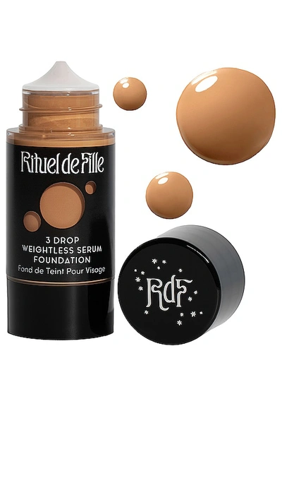 Rituel De Fille 3 Drop Weightless Serum Foundation In Potion #160