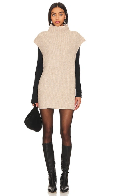 Stitches & Stripes Celine Tunic Dress In Beige