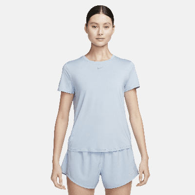 Nike Women's One Classic Dri-fit Short-sleeve Top In Blue