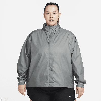 Nike Women's Fast Repel Running Jacket (plus Size) In Grey