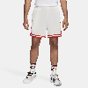 Nike Men's Dna Dri-fit 6" Uv Woven Basketball Shorts In White