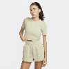 Nike Women's  Sportswear Essential Slim Cropped T-shirt In Green