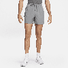 Nike Men's Form Dri-fit 5" Unlined Versatile Shorts In Smoke Grey/black