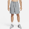Nike Men's Form Dri-fit 9" Unlined Versatile Shorts In Grey