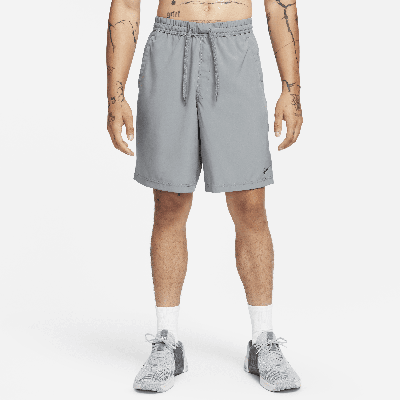 Nike Men's Form Dri-fit 9" Unlined Versatile Shorts In Grey