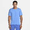 Nike Men's Rise 365 Dri-fit Short-sleeve Running Top In Blue