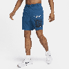 Nike Men's Form Dri-fit 7" Unlined Versatile Shorts In Blue