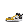 Jordan 1 Mid Little Kids' Shoes In Yellow