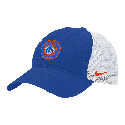 Nike Boise State Heritage86  Unisex College Trucker Hat In Blue