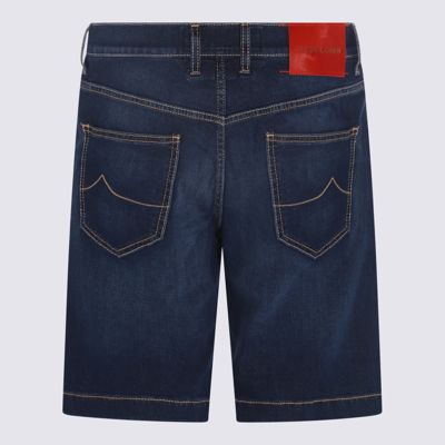 Jacob Cohen Blue Denim Nicolas Shorts