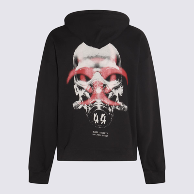 M44 Label Group Black, White And Red Cotton Sweatshirt