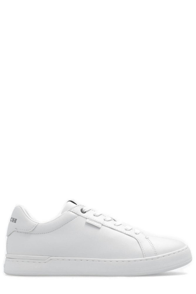 Coach White Lowline Low-top Sneakers In Optic White