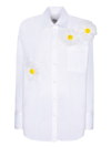 MSGM MSGM DAISY DETAILED LONG SLEEVED BUTTONED SHIRT