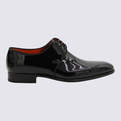 Santoni Scarpe Basse Nero In Black