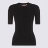 Valentino Toile Iconographe Stretched Viscose Jumper In Black