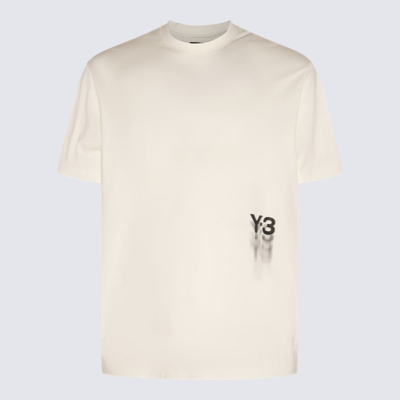 Y-3 Adidas Logo T-shirt Clothing In White