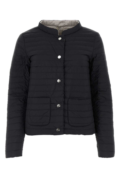 Herno Quilted Reversible Puffer Jacket In Multi