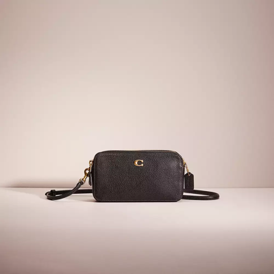 Coach Restored Kira Crossbody In Brass/black