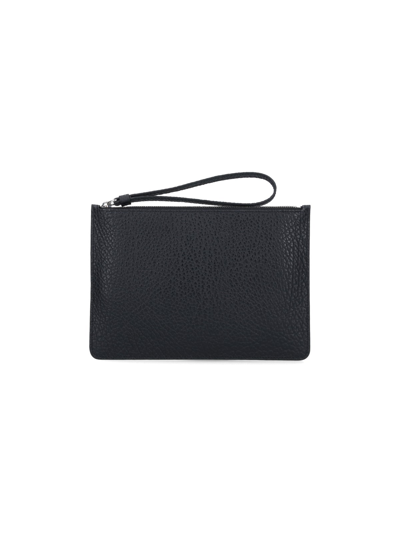 Maison Margiela Pouch "four Stitches" In Black  