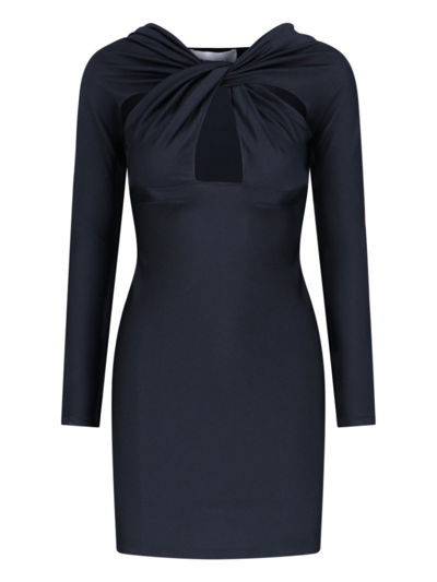 COPERNI "TWISTED CUT-OUT" MINI DRESS