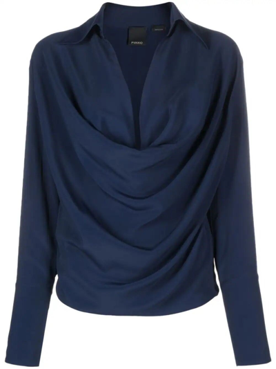 Pinko `bonadea` Blouse In Azul