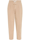 BRUNELLO CUCINELLI FIT PANTS WITH DRAWSTRING