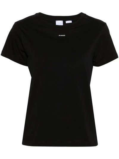 Pinko `basico` T-shirt In Black  
