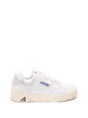 Autry 'clc' White Low Top Sneakers With Logo Patch On Tongue And Side In White
