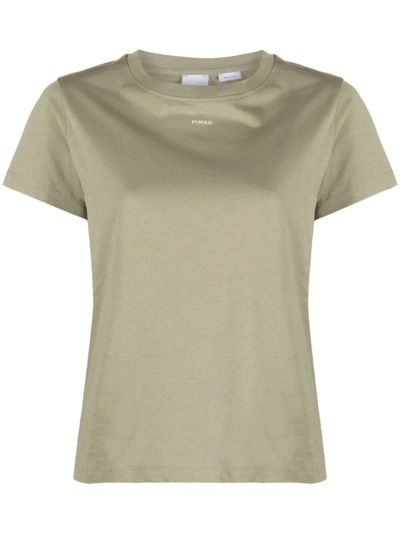 Pinko `basico` T-shirt In Green