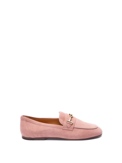 Tod's `t Ring` Loafers In Pink