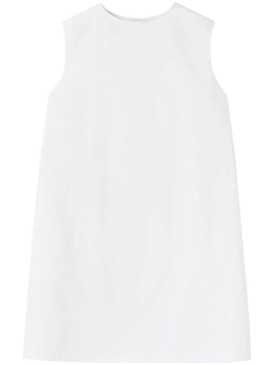 Jil Sander Mini Dress In White