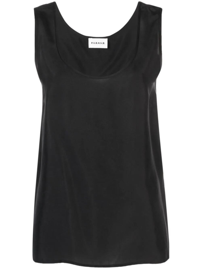 P.a.r.o.s.h . Sleeveless Blouse In Black