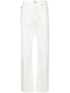 Versace Cotton Denim Jeans In White