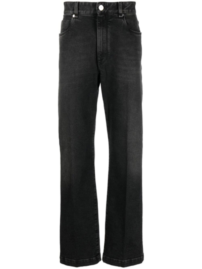 Fendi Denim D Stretch Blk Ff Shad In Black  